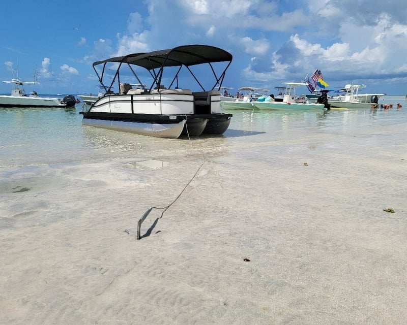 Sandbar & Snorkel Tritoon Charter in Key West