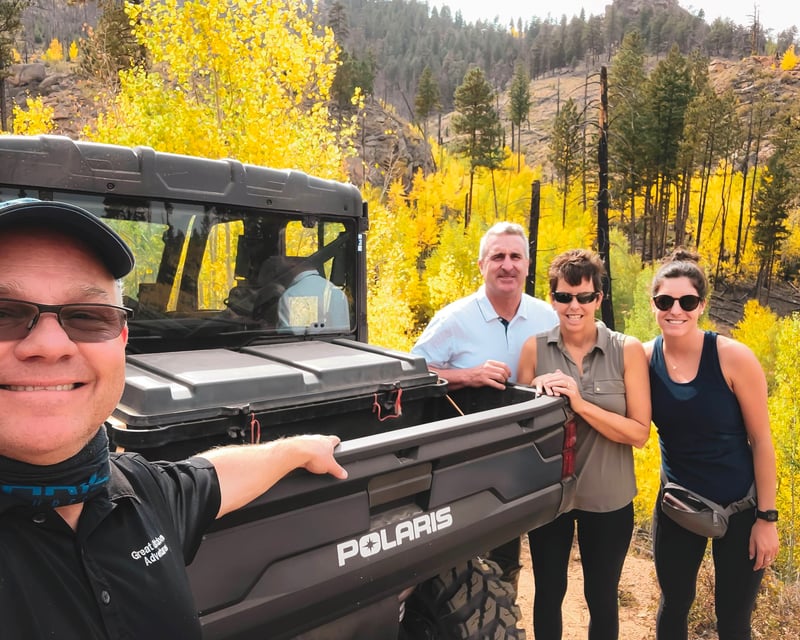Guided UTV Ride-Along Tour Near Woodland Park