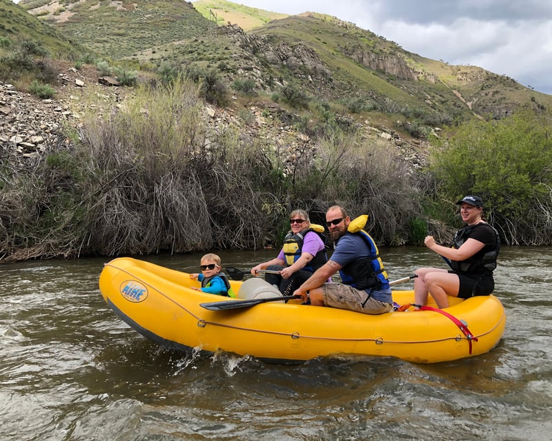 Raft Weber Canyon From Taggart to Morgan