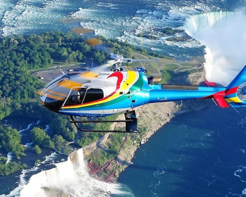 Niagara Falls Helicopter Tour & Boat Cruise From Toronto