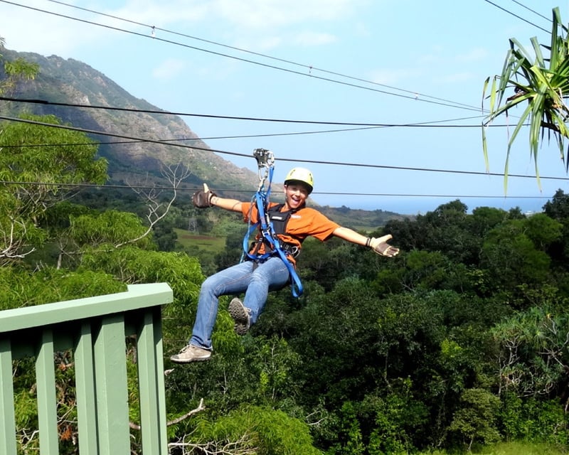 Jurassic Valley Zipline Tour at Kualoa Ranch