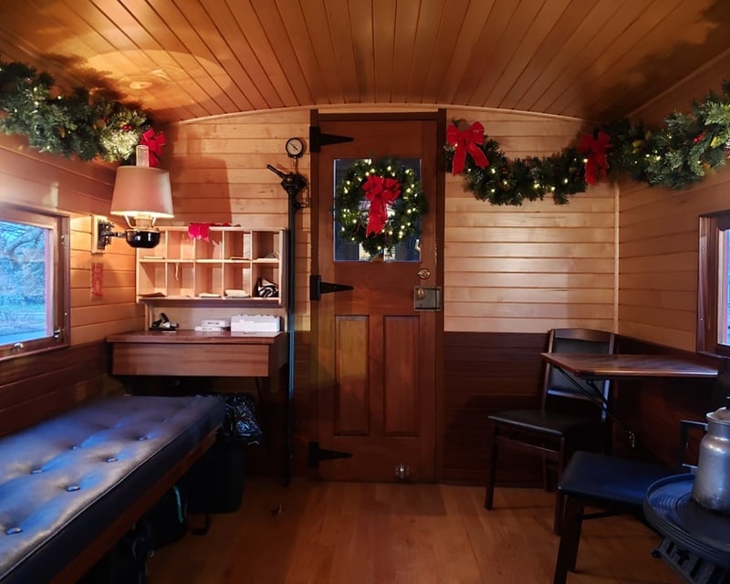 Christmas Caboose Train Ride in Woodstown