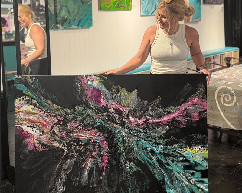 Fluid Art Workshop in Plano