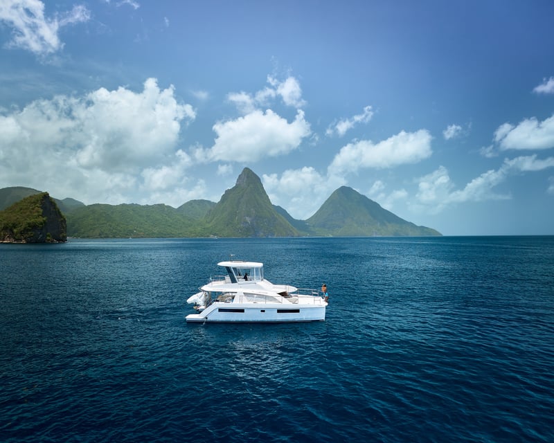 Private Sunset Catamaran Dinner Cruise in Rodney Bay