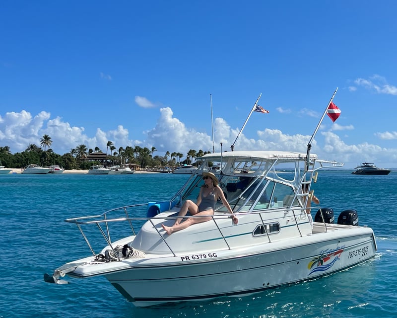 Private Full-Day Icacos & Palomino Boat Charter in Fajardo