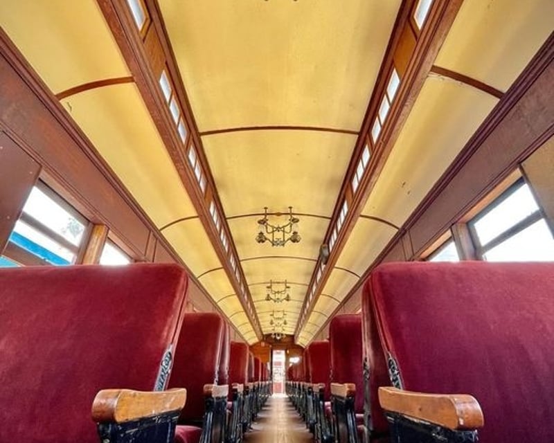 New Year's 1st Class Holiday Lights Train in Santa Cruz