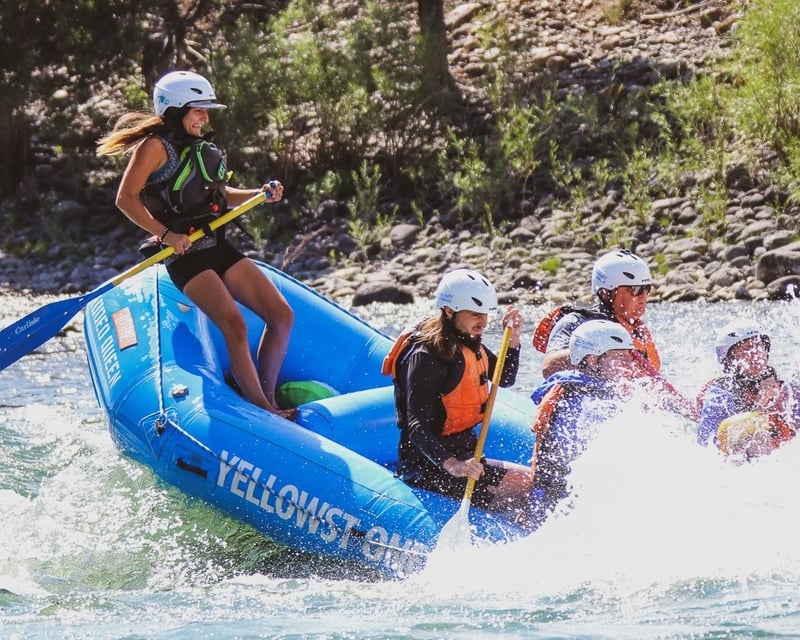 18-Mile Whitewater Rafting Trip in Gardiner