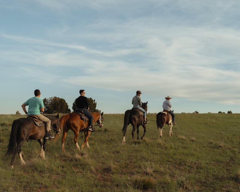 Bison Preserve Horseback Ride in Mt Carmel