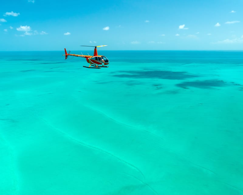 Helicopter Tour Over Seven Mile Bridge from Key West