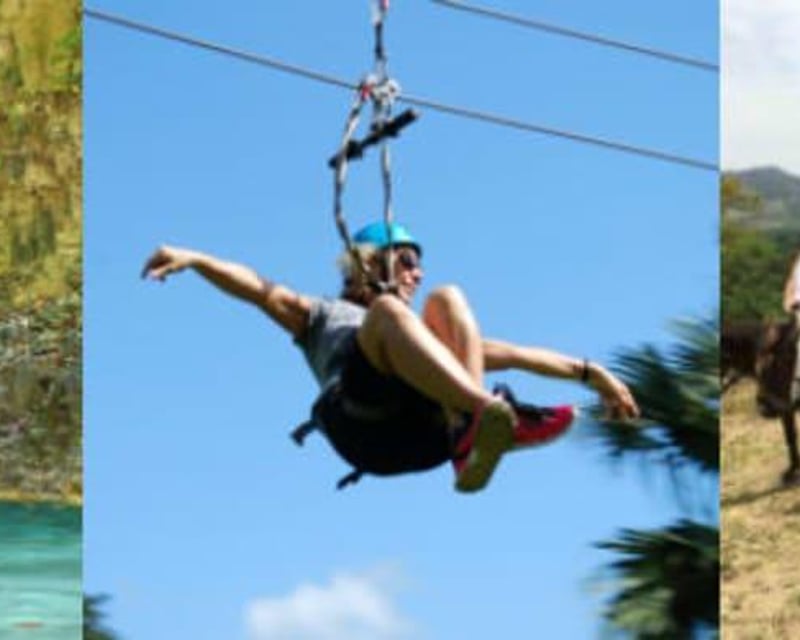 Damajagua Falls, Horseback & Zip Line Tour from Puerto Plata