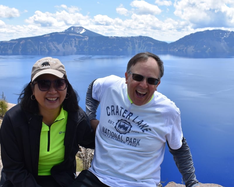 Crater Lake 5-Hour Tandem E-Bike Rental