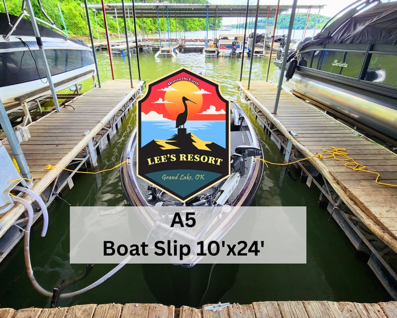 Rent a Covered 10' x 24' Boat Slip in Grove