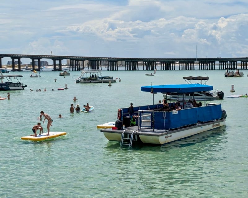 Private Destin Pontoon Charter for Crab Island & Dolphins