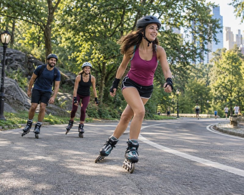 Self-Guided Rollerblade Rental in Central Park