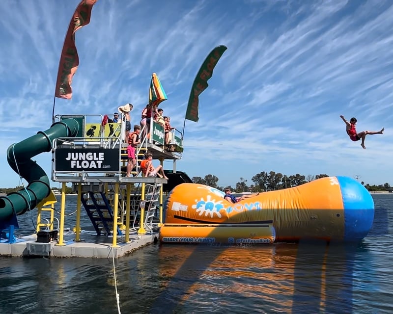 Floating Water Park Admission at Coquina Beach