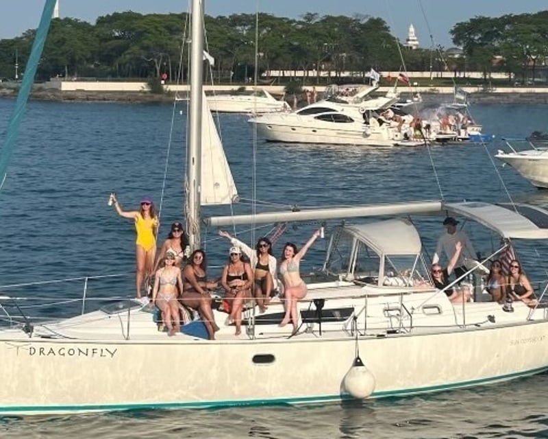 Private Sail & Swim Yacht Charter from Navy Pier, Chicago