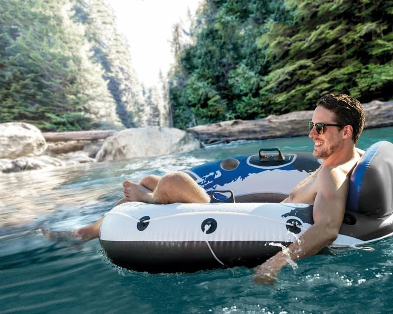 Portneuf River Float Tube Rental in Lava Hot Springs