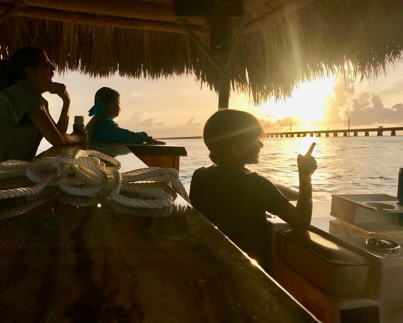 Key West Sunset Cruise on a Tiki Bar Catamaran