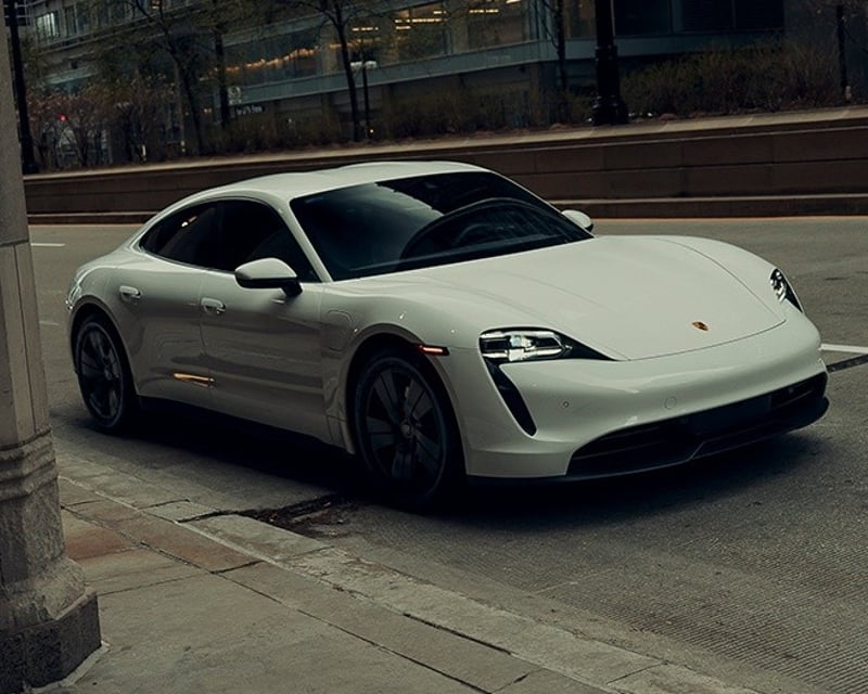Porsche Taycan Electric Sedan Rental in Chicago