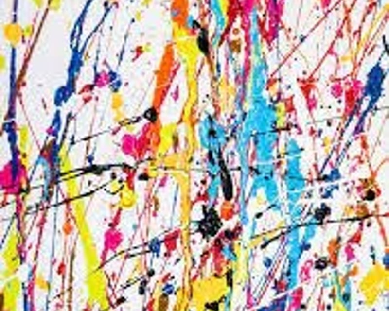 Glow Paint Splatter Experience in Bartlett