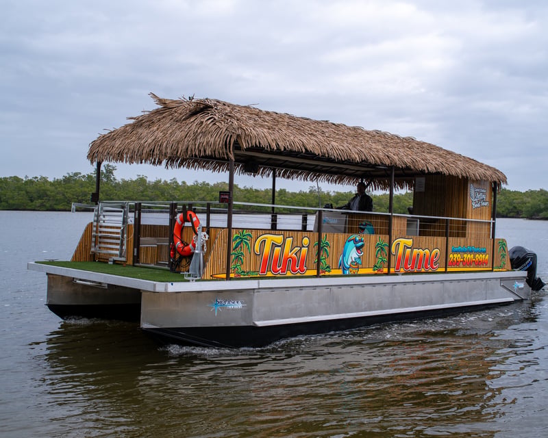 Sunset Tiki Boat Shelling Cruise in Naples
