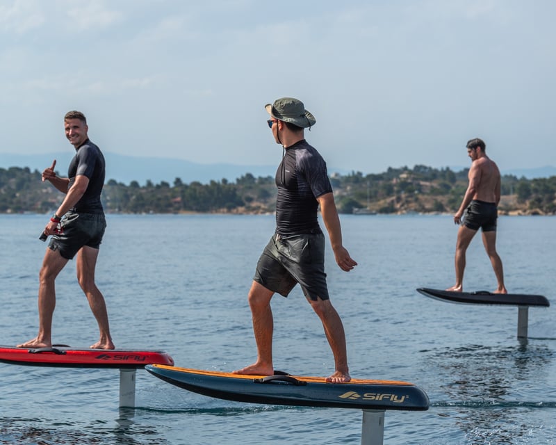 Group eFoil Lesson at Deer Creek Reservoir