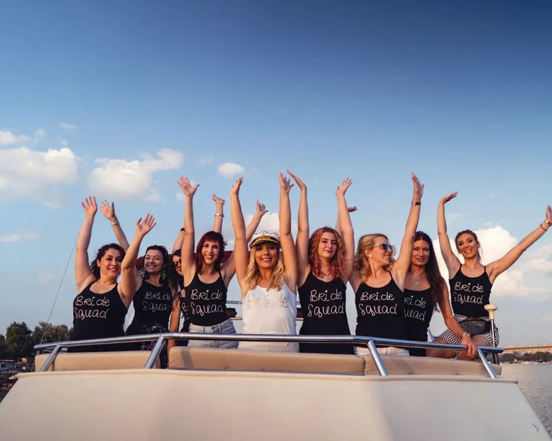 Private Bachelorette Yacht Charter on the Miami River