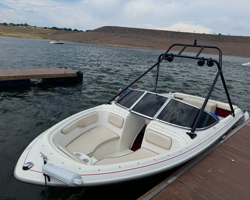 21' Ski Boat Rental with Wakeboard Tower in Westminster