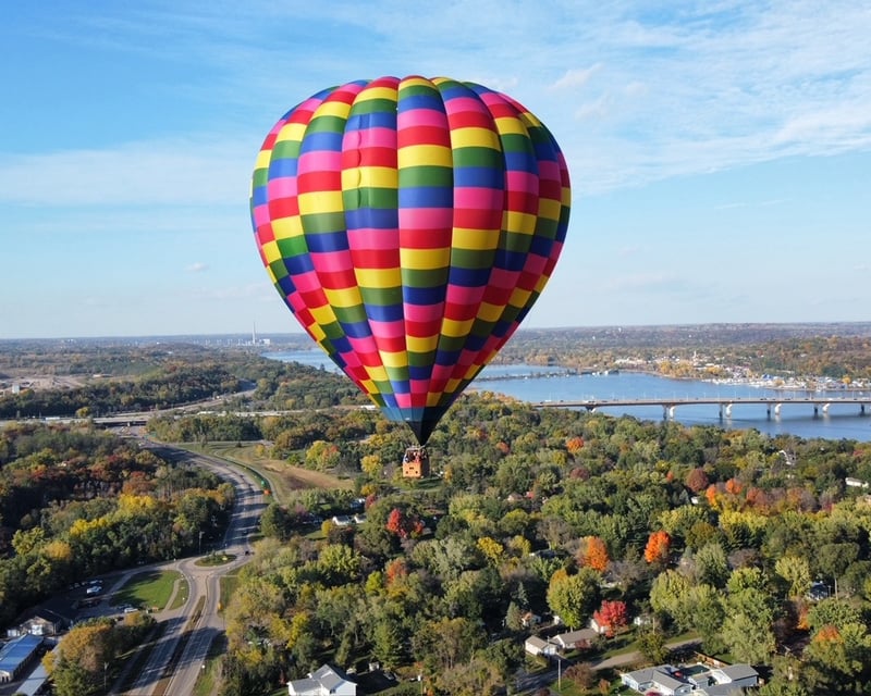 Hot Air Balloon Ride Over the St. Croix River Valley
