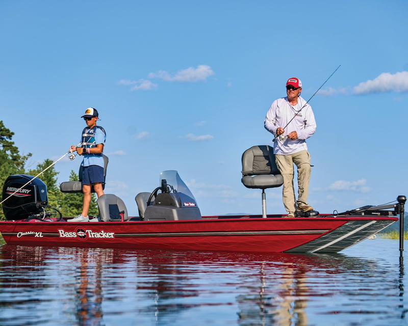 Full-Day Towable Fishing Boat Rental in Danbury, WI