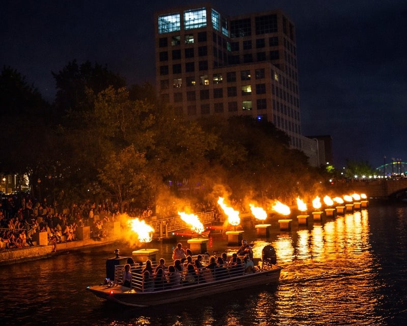 WaterFire Boat Cruise in Providence