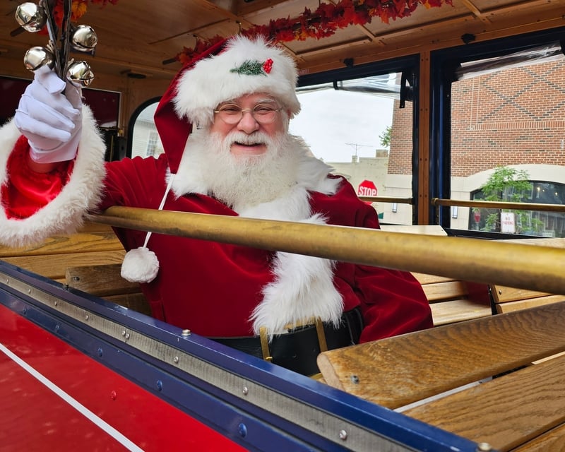 Santa Trolley Ride & Christmas Sing-Along in Fredericksburg