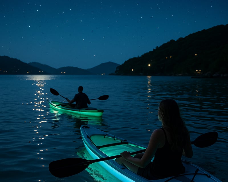 Glow Kayak Night Tour in St. Thomas