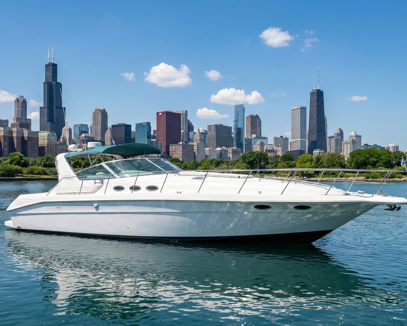Yacht Charter in Chicago Aboard a 46' Sea Ray Express