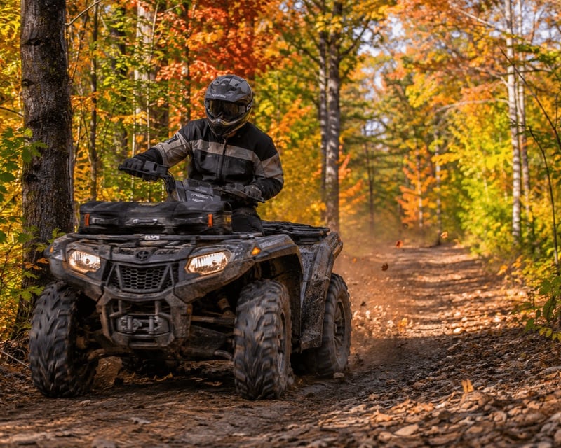 Fall Colors ATV Rental in Danbury, Wisconsin