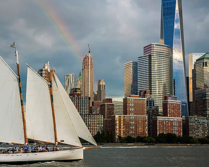 New York City Statue of Liberty Mimosa Sail