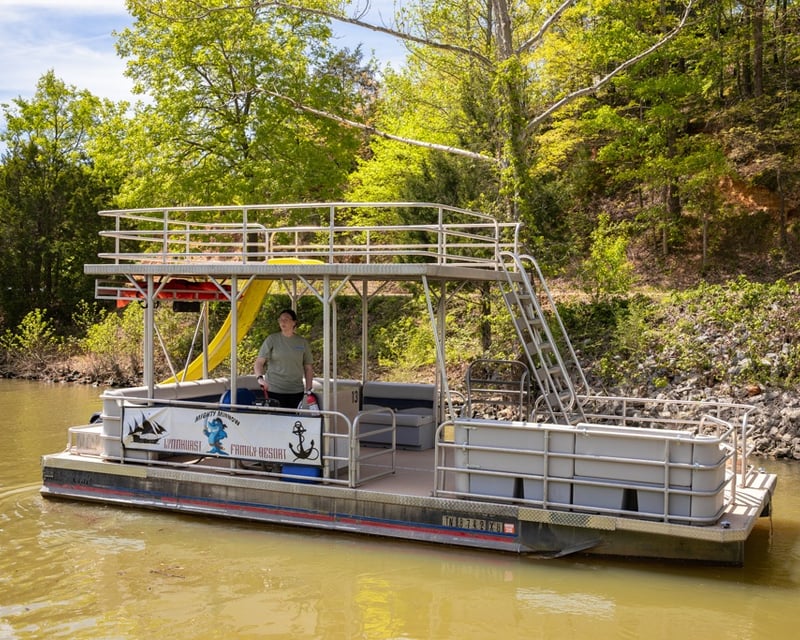 24' Double-Decker Pontoon Rental in Murray