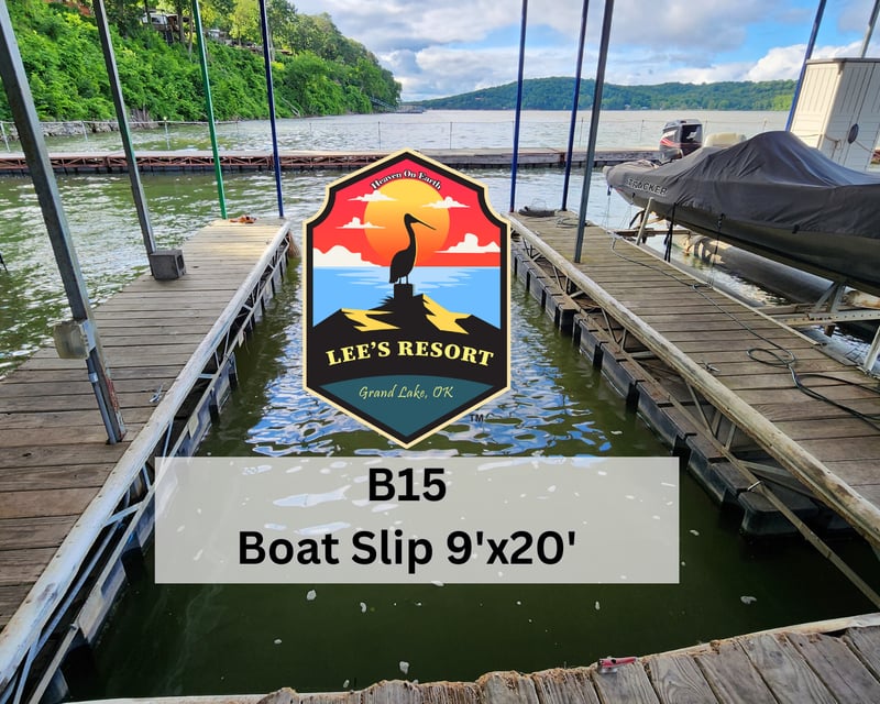 Covered Boat Slip Rental in Grove 9' X 20'