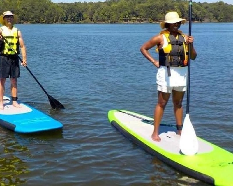 Beginner Paddleboard Lesson & Tour on Oak Hollow Lake