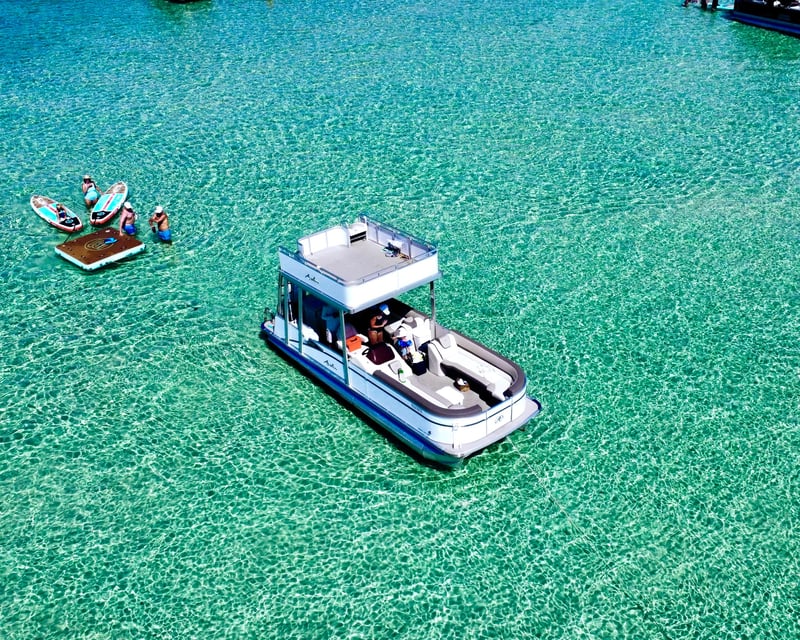 Crab Island Pontoon Tour With Slide