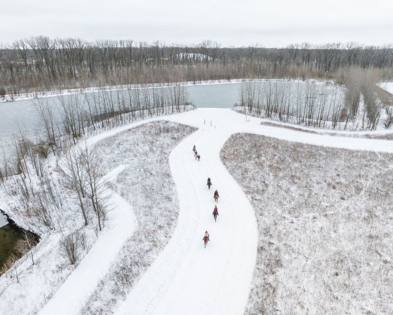 Guided 3-Mile Horseback Ride at Koteewi Lake