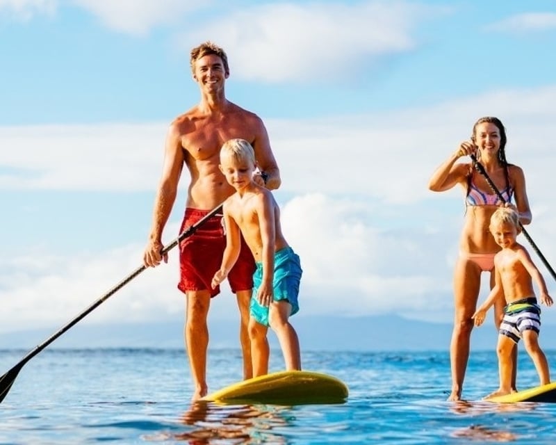 10'6" Stand-Up Paddle Board Rental in Kailua-Kona