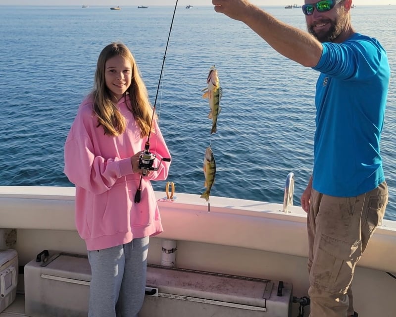 Private Perch Fishing Charter in St. Clair Shores