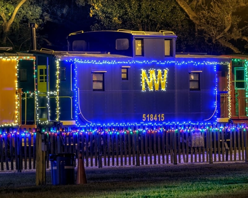 Private Caboose Ride to the North Pole From Parrish