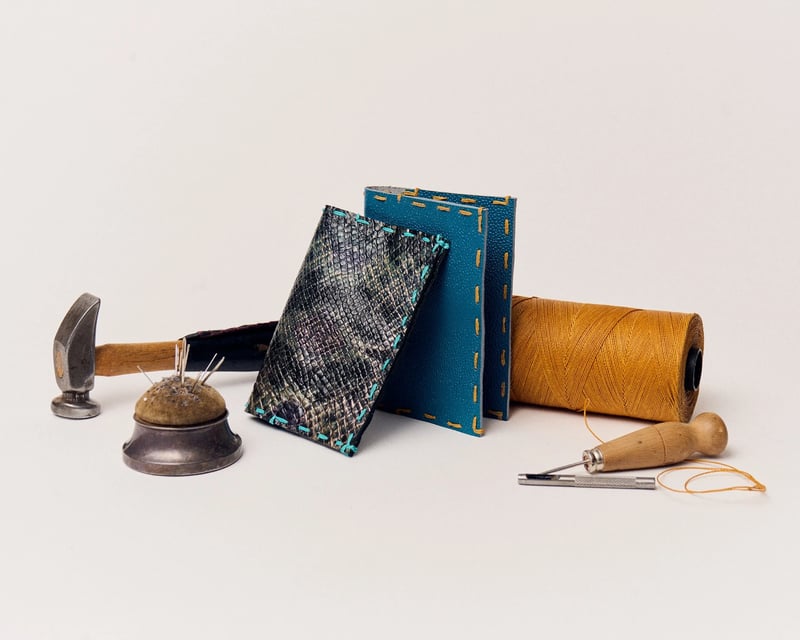 Leather Passport Holder Workshop with Wine in New York