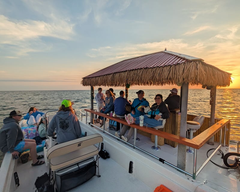 Sunset Tiki & Skiff Cruise in Salvo