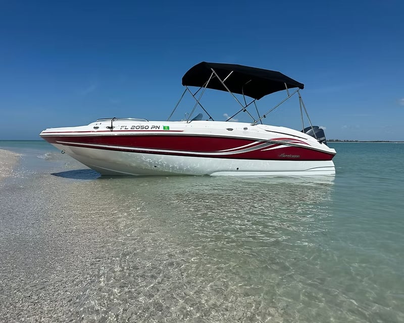 Multi-Day 22' Deck Boat Rental with Delivery in Cape Coral