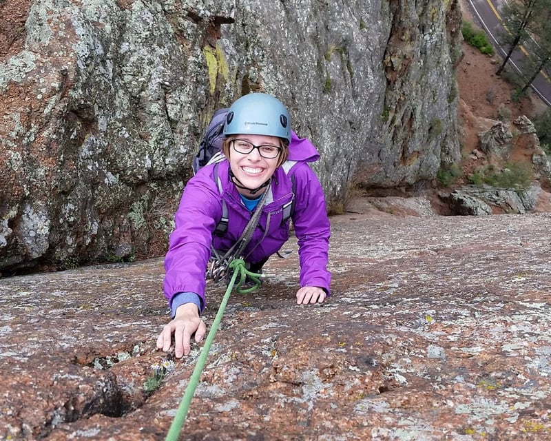 Colorado Springs Crack & Slab Climbing Class