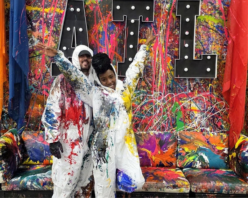 Splatter Paint Date in Sandy Springs