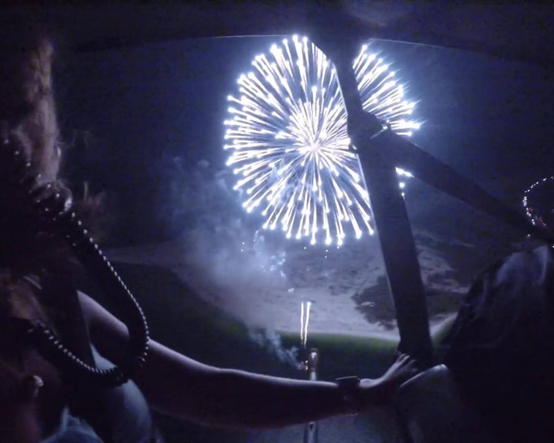 Fly Over Destin Harbor Fireworks On a 15-Minute Tour